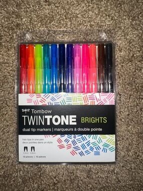 Tombow twin tone brights dual tipped markers